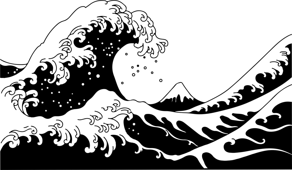 Japanese wave art