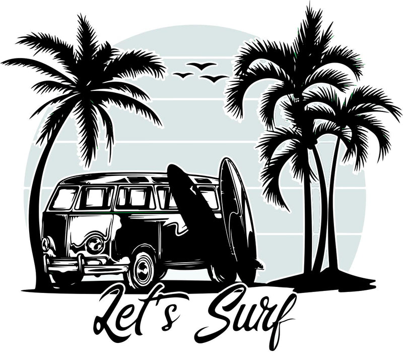 Lets Surf Sunset