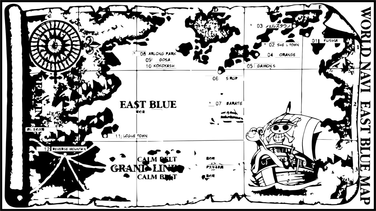 One Piece Map