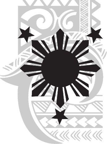 Filipino Star with Tribal Background