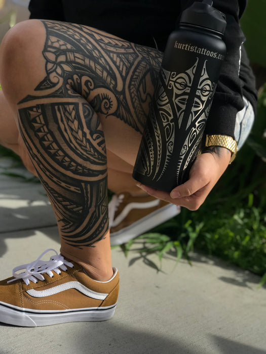 Kurtis Tattoo Manta Ray Tribal