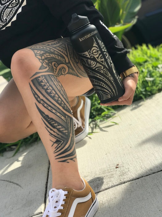 Kurtis Tattoo Manta Ray Tribal